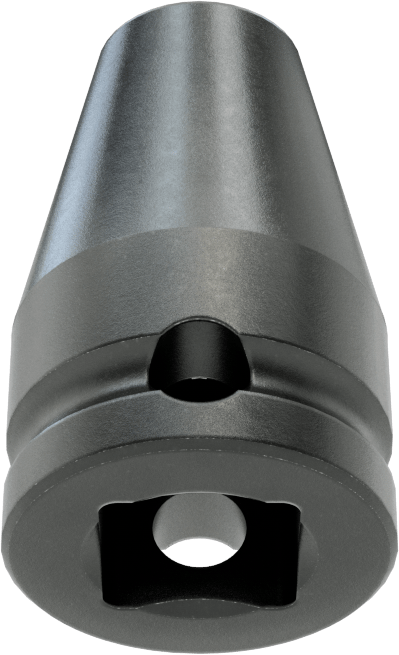 6 Uçlu Darbeli Soket, Bağlantı Elemanı Tutucu, 3/8" Kare Tahrik, 7 mm Tahrik Boyutu