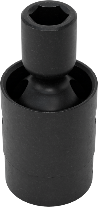 6 Uçlu Darbeli Soket, Flex, 3/8" Kare Tahrik, 8 mm Boyut, 2" Toplam Uzunluk
