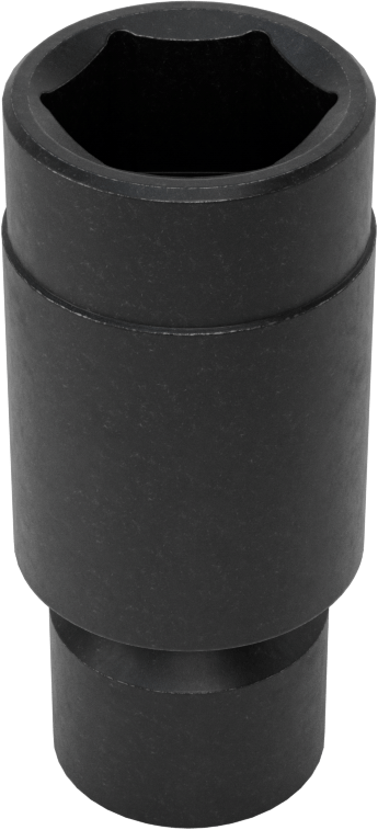 6 Uçlu Darbeli Soket, Flex, 3/8" Kare Tahrik, 17 mm Boyut, 2-5/16" Toplam Uzunluk