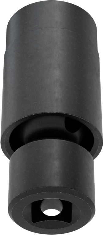 6 Uçlu Darbeli Soket, Flex, 3/8" Kare Tahrik, 16 mm Boyut, 2-5/16" Toplam Uzunluk