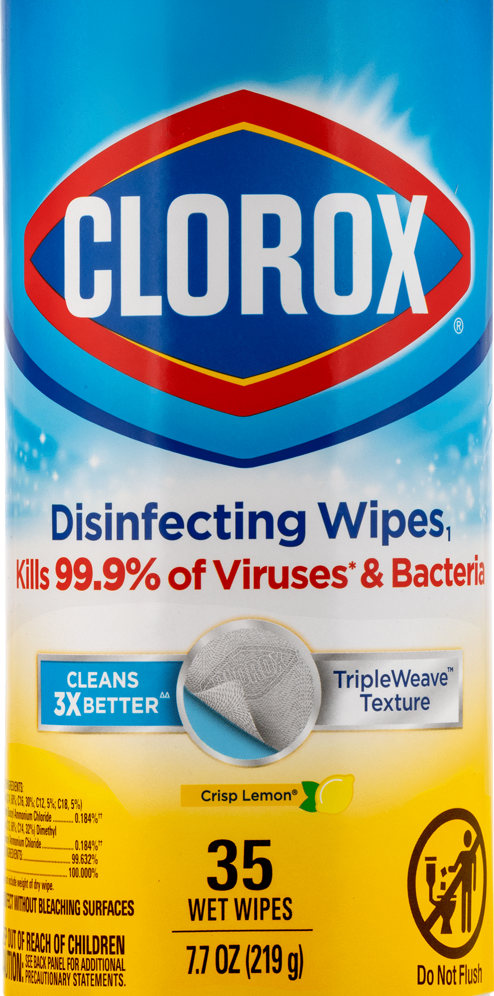 Dezenfektan Mendiller, Clorox, Kutu Başına 35 Mendil