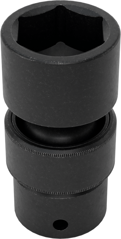 6 Uçlu Darbeli Soket, Flex, 1/2" Kare Tahrik, 24 mm Boyut, 2-11/16" Toplam Uzunluk