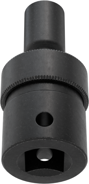 6 Uçlu Darbeli Soket, Flex, 1/2" Kare Tahrik, 10 mm Boyut, 2-9/16" Toplam Uzunluk