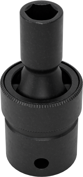 6 Uçlu Darbeli Soket, Flex, 1/2" Kare Tahrik, 10 mm Boyut, 2-9/16" Toplam Uzunluk