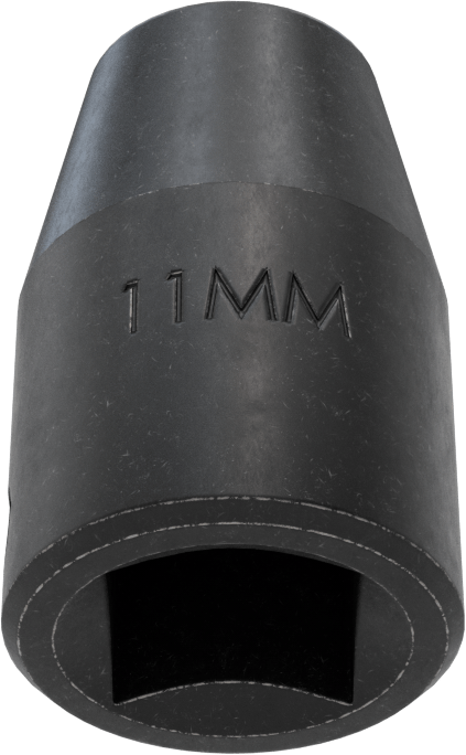 12 Noktalı Standart Darbeli Soket, 1/2" Kare Tahrik, 11 mm Boyut