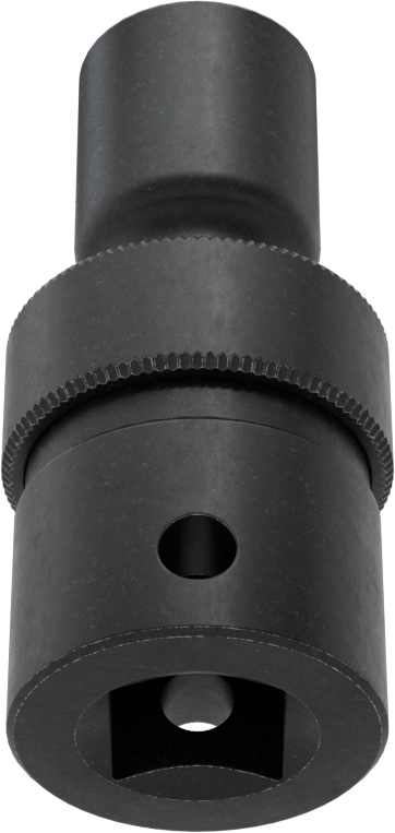 6 Uçlu Darbeli Soket, Flex, 1/2" Kare Tahrik, 13 mm Boyut, 2-9/16" Toplam Uzunluk