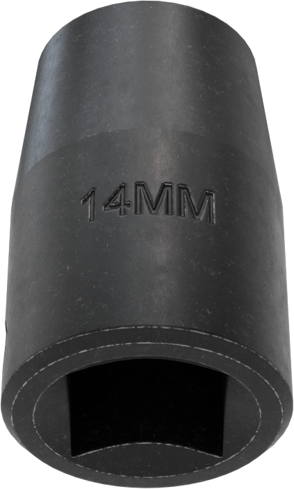 12 Noktalı Standart Darbeli Soket, 1/2" Kare Tahrik, 14 mm Boyut