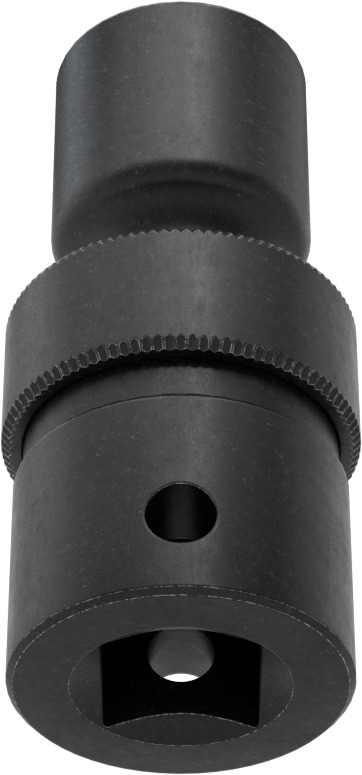6 Uçlu Darbeli Soket, Flex, 1/2" Kare Tahrik, 16 mm Boyut, 2-9/16" Toplam Uzunluk