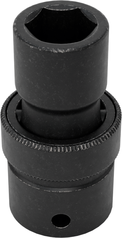 6 Uçlu Darbeli Soket, Flex, 1/2" Kare Tahrik, 17 mm Boyut, 2-9/16" Toplam Uzunluk
