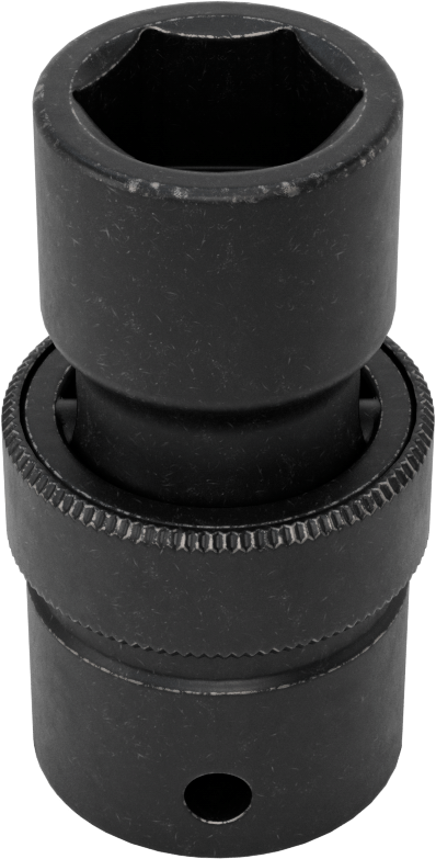 6 Uçlu Darbeli Soket, Flex, 1/2" Kare Tahrik, 19 mm Boyut, 2-9/16" Toplam Uzunluk