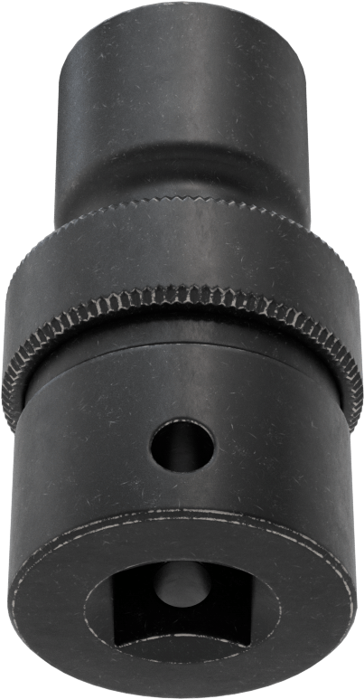 6 Uçlu Darbeli Soket, Flex, 1/2" Kare Tahrik, 18 mm Boyut, 2-9/16" Toplam Uzunluk