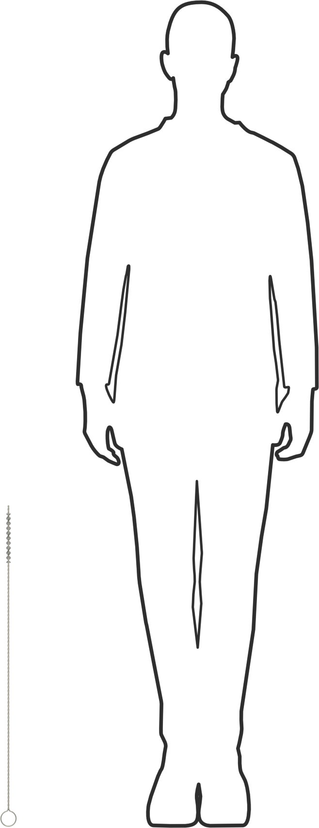 El Tipi Düşük Çizilme Tüp Fırçası, 3/8“ Çap x 4” Uzunluk Fırça, At Kılı Kıllar