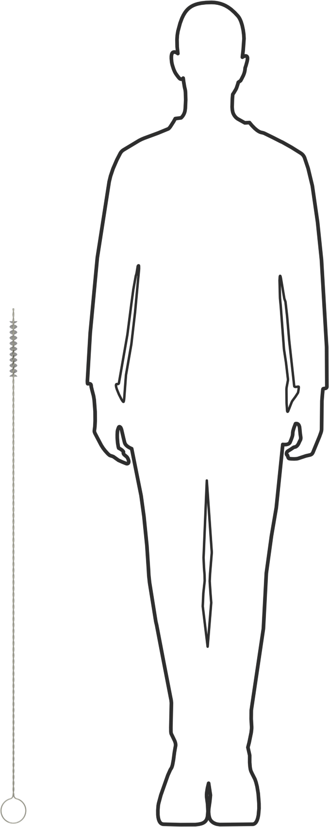 El Tipi Düşük Çizilme Tüp Fırçası, 5/8“ Çap x 4-1/2” Uzunlukta Fırça, At Kılı Kıllar