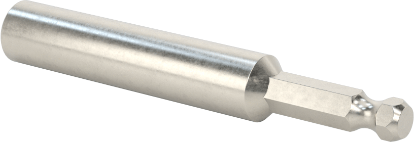 Bit Adaptörü, Mıknatıslı, 1/4" Altıgen Şaft, 3-1/4" Toplam Uzunluk