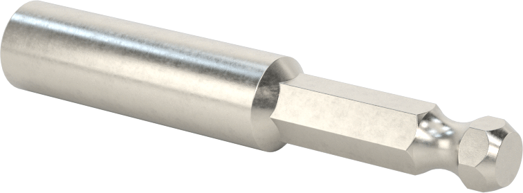 Bit Adaptörü, Mıknatıslı, 1/4" Altıgen Şaft, 2-3/8" Toplam Uzunluk