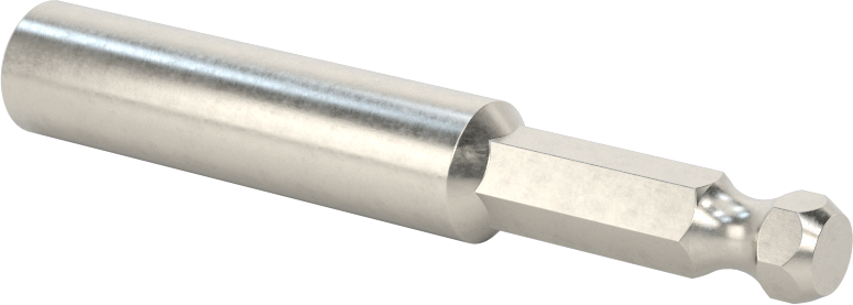 Bit Adaptörü, Mıknatıslı, 1/4" Altıgen Şaft, 2-5/8" Toplam Uzunluk