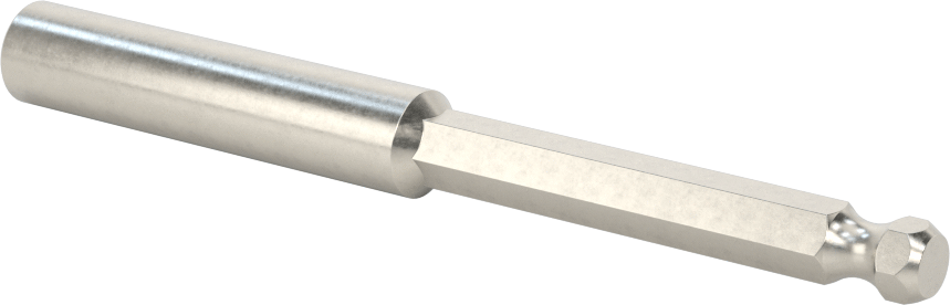 Bit Adaptörü, Mıknatıslı, 1/4" Altıgen Şaft, 3-7/8" Toplam Uzunluk