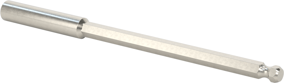 Bit Adaptörü, Mıknatıslı, 1/4" Altıgen Şaft, 5-7/8" Toplam Uzunluk