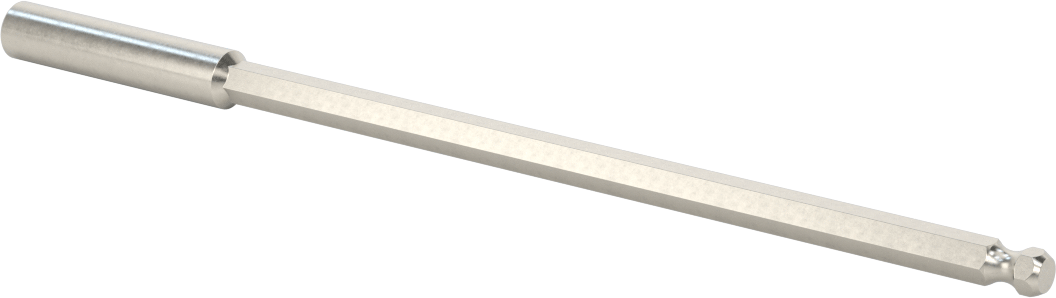 Bit Adaptörü, Mıknatıslı, 1/4" Altıgen Şaft, 7-7/8" Toplam Uzunluk
