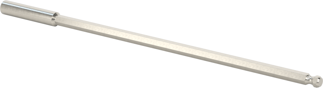 Bit Adaptörü, Mıknatıslı, 1/4" Altıgen Şaft, 10" Toplam Uzunluk