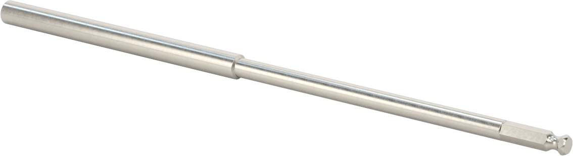 Bit Adaptörü, Tespit Halkalı, 1/4" Altıgen Şaft, 10" Toplam Uzunluk