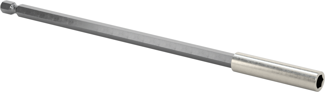 Bit Adaptörü, Mıknatıslı, 1/4" Altıgen Şaft, 7-7/8" Toplam Uzunluk