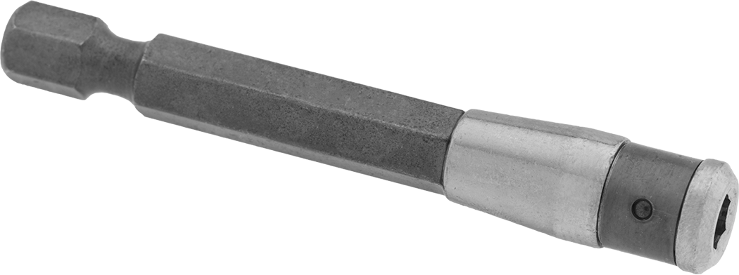 Bit Adaptörü, Bilyalı Tespit ile, 1/4" Altıgen Şaft, 2-3/8" Toplam Uzunluk