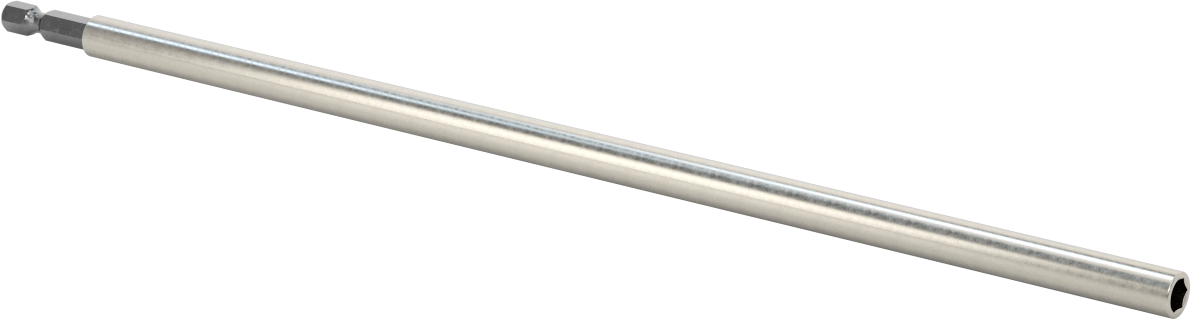 Bit Adaptörü, Mıknatıslı, 1/4" Altıgen Şaft, 12 inç Toplam Uzunluk