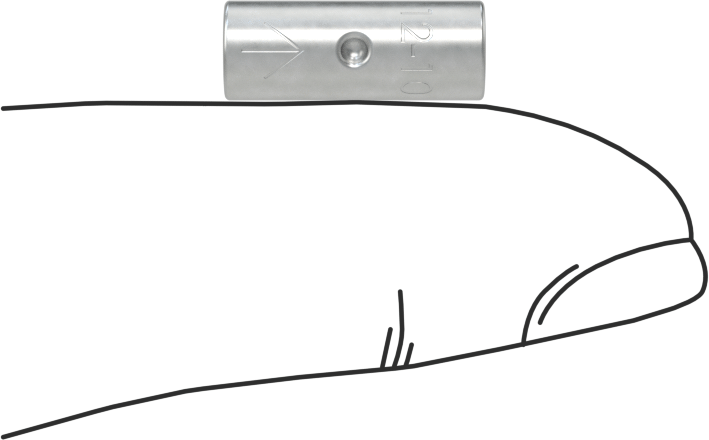 Sıkma Uçlu Uç Ekleri, Yalıtımsız, 12-10 AWG için