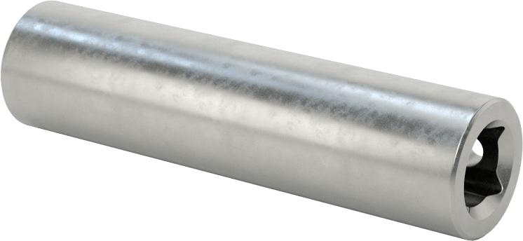 Cırcır Anahtarları için Uç Adaptörü, Mıknatıslı, 1/4" Kare Tahrik Boyutu, 1/4" Altıgen Şaftlı Uç için