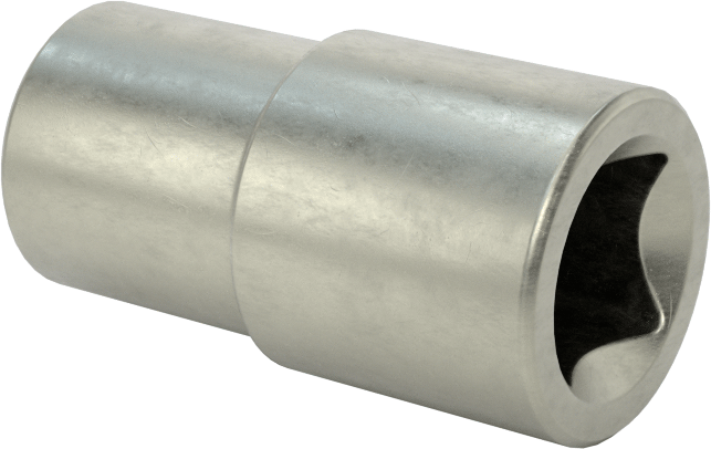 Cırcır Anahtarları için Uç Adaptörü, Ayarlamalı Vidalı Strong-Hold, 1/4" Kare Tahrik Boyutu