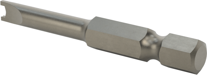 Delikli Anahtar Ucu, Elektrikli Aletler için 1/4" Altıgen Şaft, 6 numaralı vida boyutu için