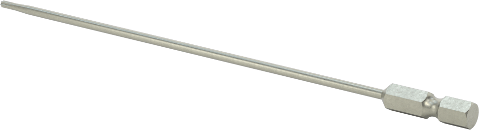 Kurcalanmaya Dayanıklı Torx Uç, Elektrikli Aletler için 1/4" Altıgen Şaft, T7 Boyutu, 6" Toplam Uzunluk