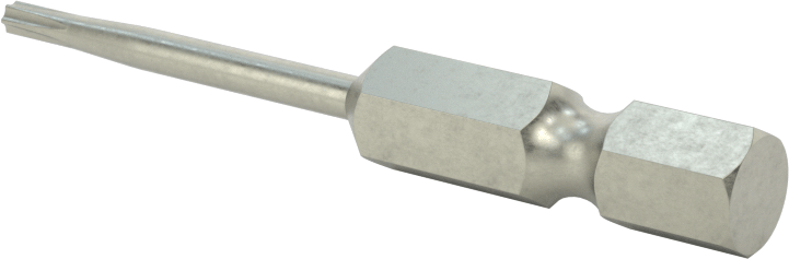 Kurcalanmaya Dayanıklı Torx Uç, Elektrikli Aletler için 1/4" Altıgen Şaft, T7 Boyutu, 2" Toplam Uzunluk