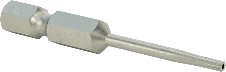 Kurcalanmaya Dayanıklı Torx Uç, Elektrikli Aletler için 1/4" Altıgen Şaft, T7 Boyutu, 2" Toplam Uzunluk