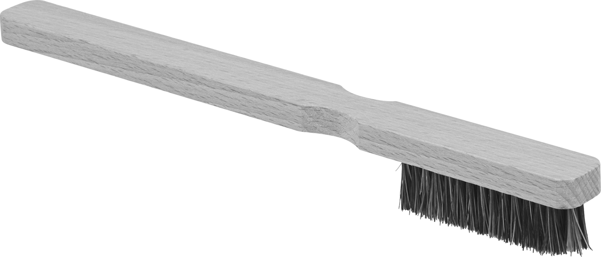 El Fırçası, 1/4" Genişlik x, 1-3/4" Uzunlukta Fırça, 7" Toplam Uzunluk, Düz Tutamak