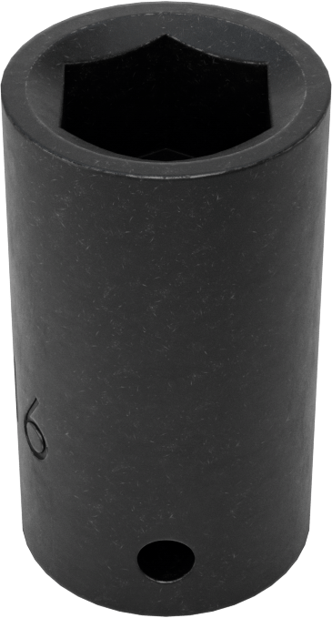 6 Uçlu Standart Darbeli Lokma, 1/4" Kare Tahrik, 5/16" Boyut