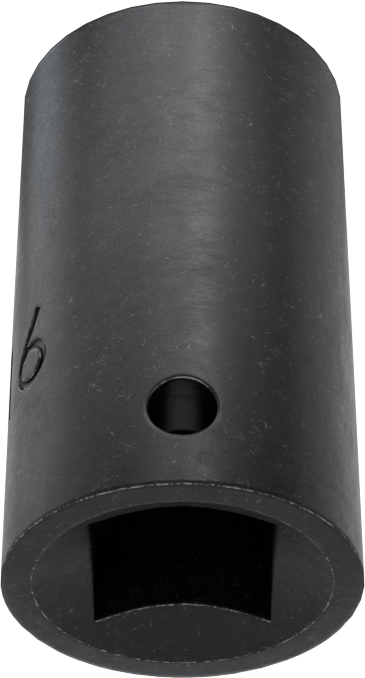 6 Uçlu Standart Darbeli Lokma, 1/4" Kare Tahrik, 5/16" Boyut