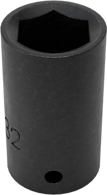 6 Uçlu Standart Darbeli Lokma, 1/4" Kare Tahrik, 11/32" Boyut