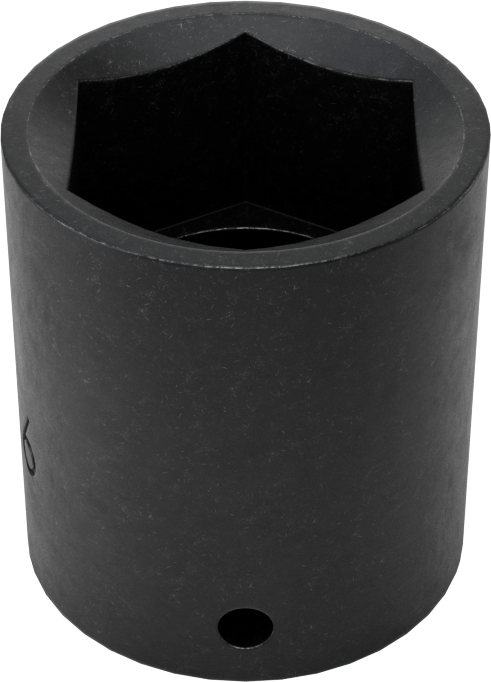 6 Uçlu Standart Darbeli Lokma, 1/4" Kare Tahrik, 9/16" Boyut