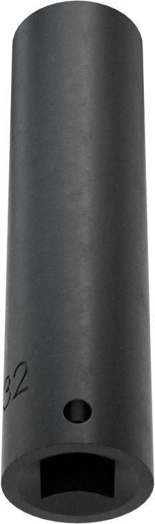 6 Uçlu Derin Darbeli Lokma Anahtarı, 1/4" Kare Tahrik, 11/32" Boyut