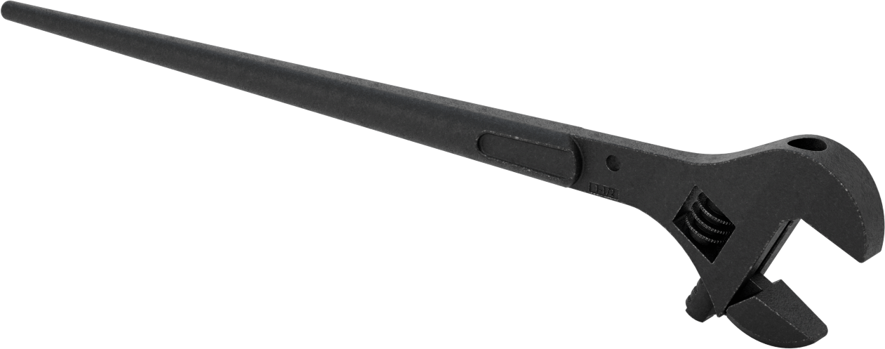Delik Hizalama için Ayarlanabilir Anahtar, 16" Toplam Uzunluk, 1-1/2" Maksimum Çene Kapasitesi