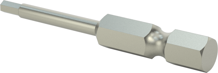 Kurcalanmaya Dayanıklı Altıgen Uç, Elektrikli Aletler için 1/4" Altıgen Şaft, 3/32" Altıgen Boyut