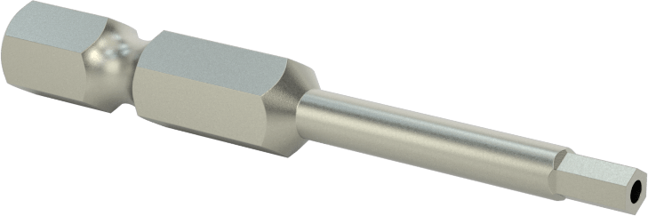 Kurcalanmaya Dayanıklı Altıgen Uç, Elektrikli Aletler için 1/4" Altıgen Şaft, 7/64" Altıgen Boyut