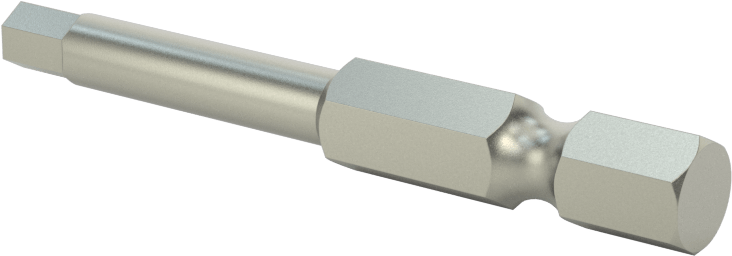 Kurcalanmaya Dayanıklı Altıgen Uç, Elektrikli Aletler için 1/4" Altıgen Şaft, 5/32" Altıgen Boyut, 2" Uzunluk