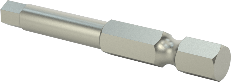 Kurcalanmaya Dayanıklı Altıgen Uç, Elektrikli Aletler için 1/4" Altıgen Şaft, 3/16" Altıgen Boyut, 2" Uzunluk