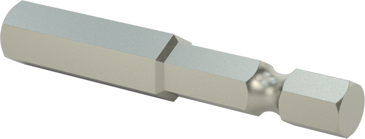 Kurcalanmaya Dayanıklı Altıgen Uç, Elektrikli Aletler için 1/4" Altıgen Şaft, 5/16" Altıgen Boyut, 2" Uzunluk