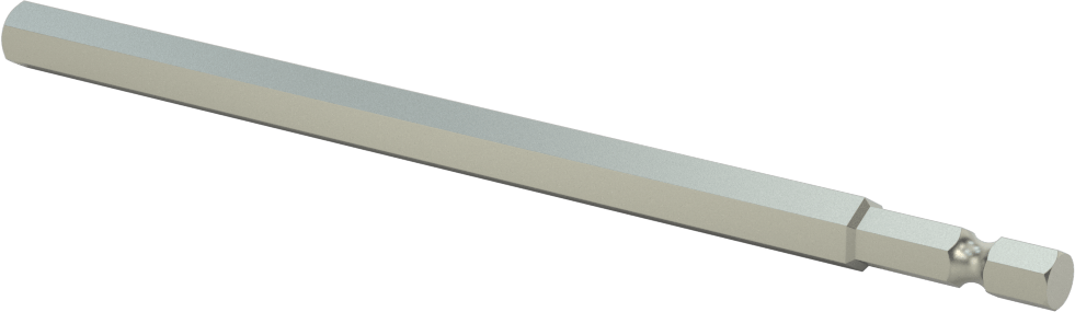 Kurcalanmaya Dayanıklı Altıgen Uç, Elektrikli Aletler için 1/4" Altıgen Şaft, 5/16" Altıgen Boyut, 6 inç Uzunluk