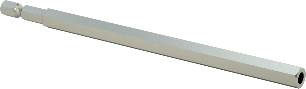 Kurcalanmaya Dayanıklı Altıgen Uç, Elektrikli Aletler için 1/4" Altıgen Şaft, 5/16" Altıgen Boyut, 6 inç Uzunluk