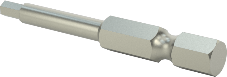 Kurcalanmaya Dayanıklı Altıgen Uç, Elektrikli Aletler için 1/4" Altıgen Şaft, 3 mm Altıgen Boyut
